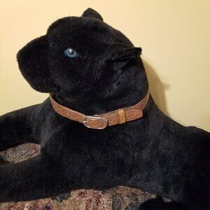 Quality, English leather, thick, handmade, artisan belt, S, M, tooled leather